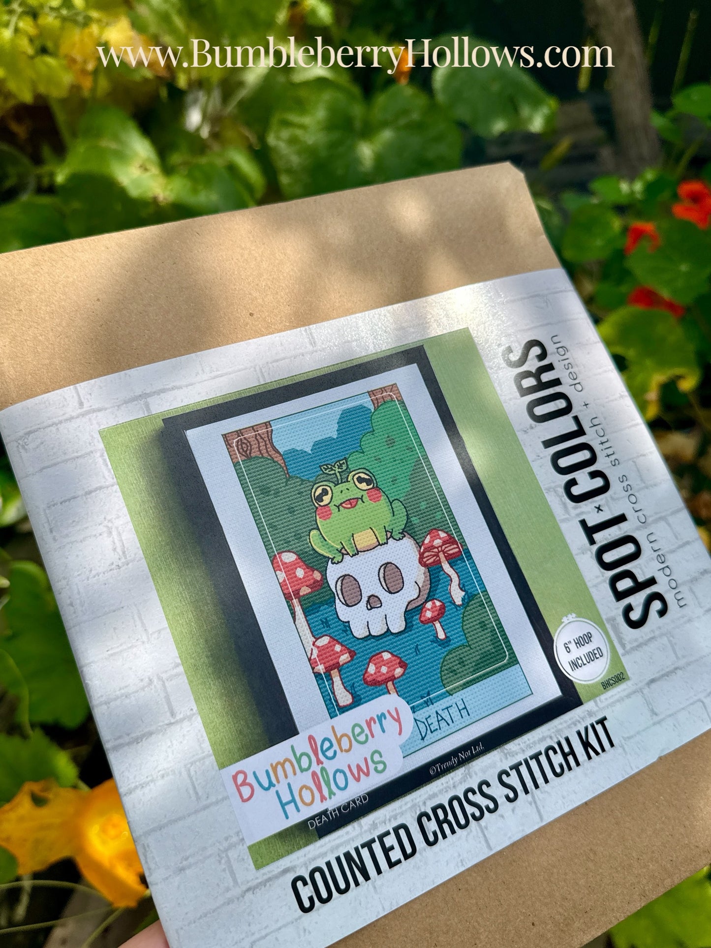Cross Stich DIY Kit "Counted" Death Card