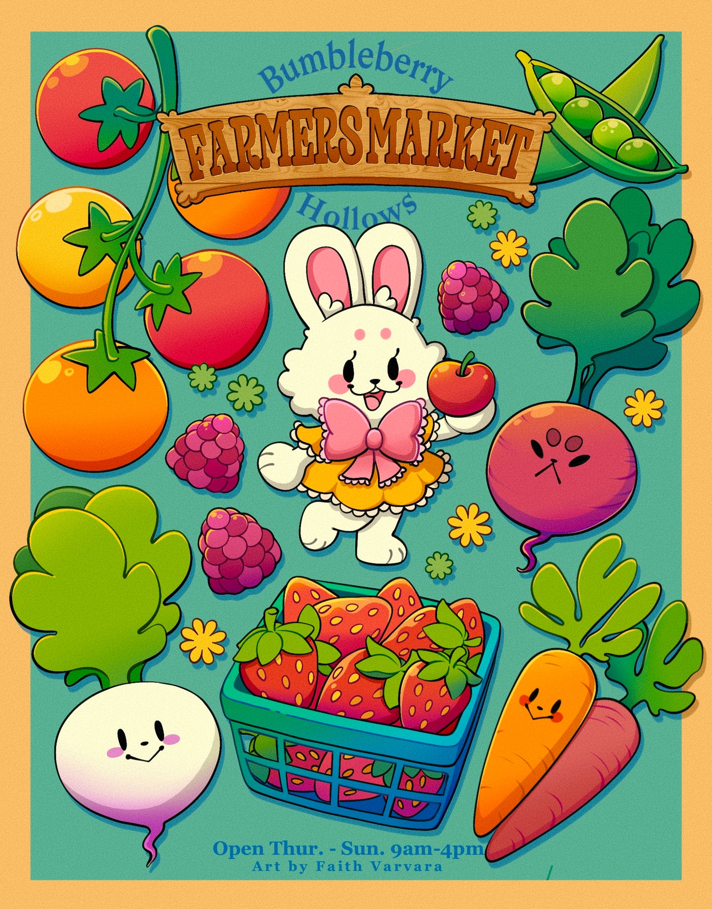 Art Print - Farmers Market