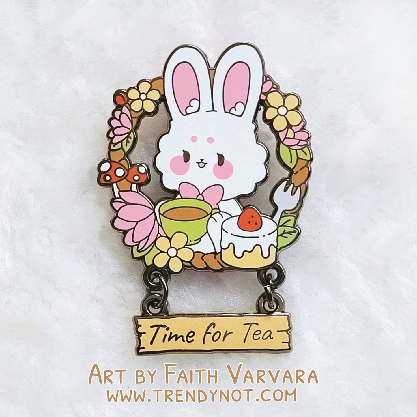 Wholesale - Pin - Bonnie Bunny Time for Tea