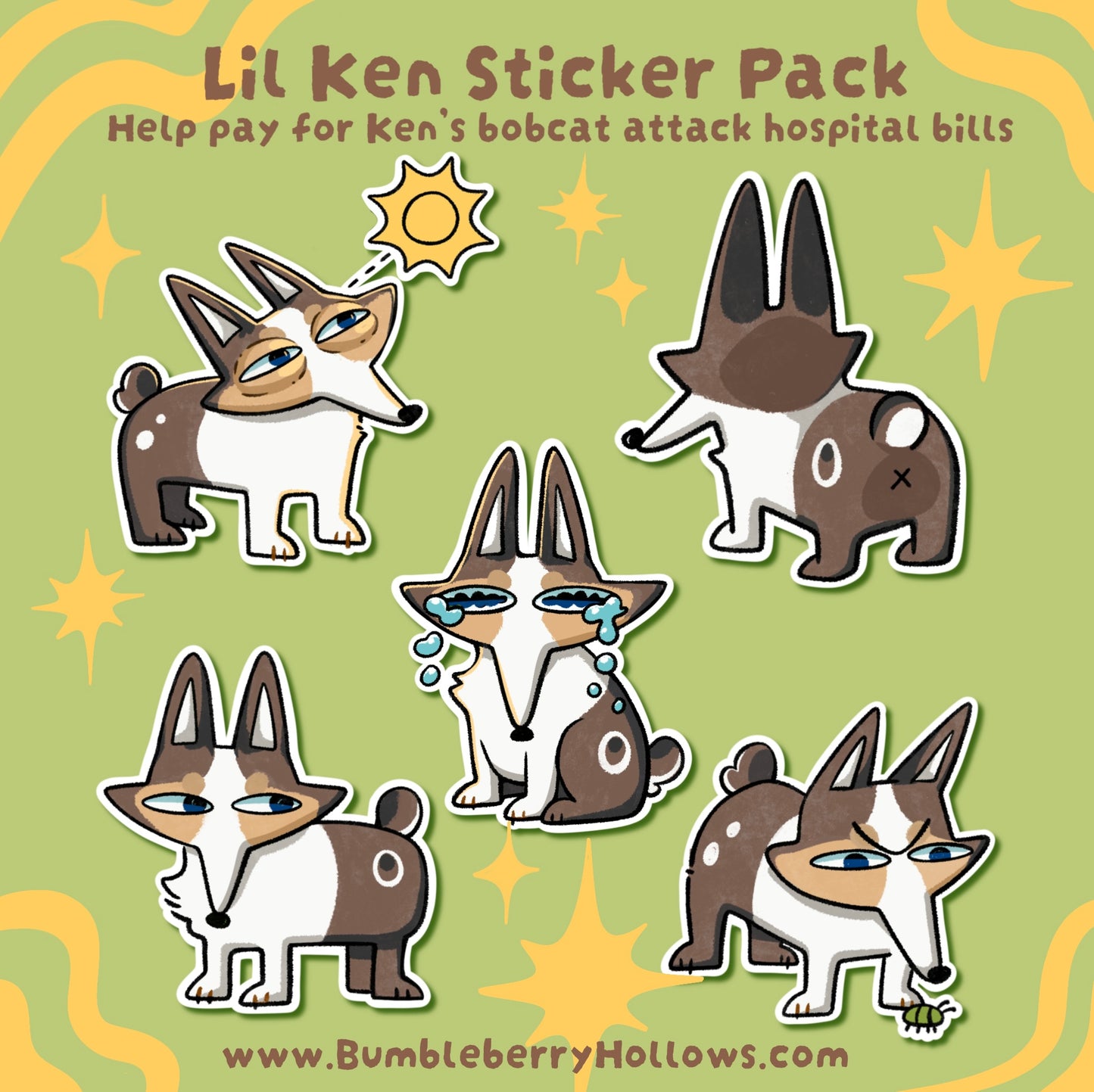 Sticker Pack - Lil Ken