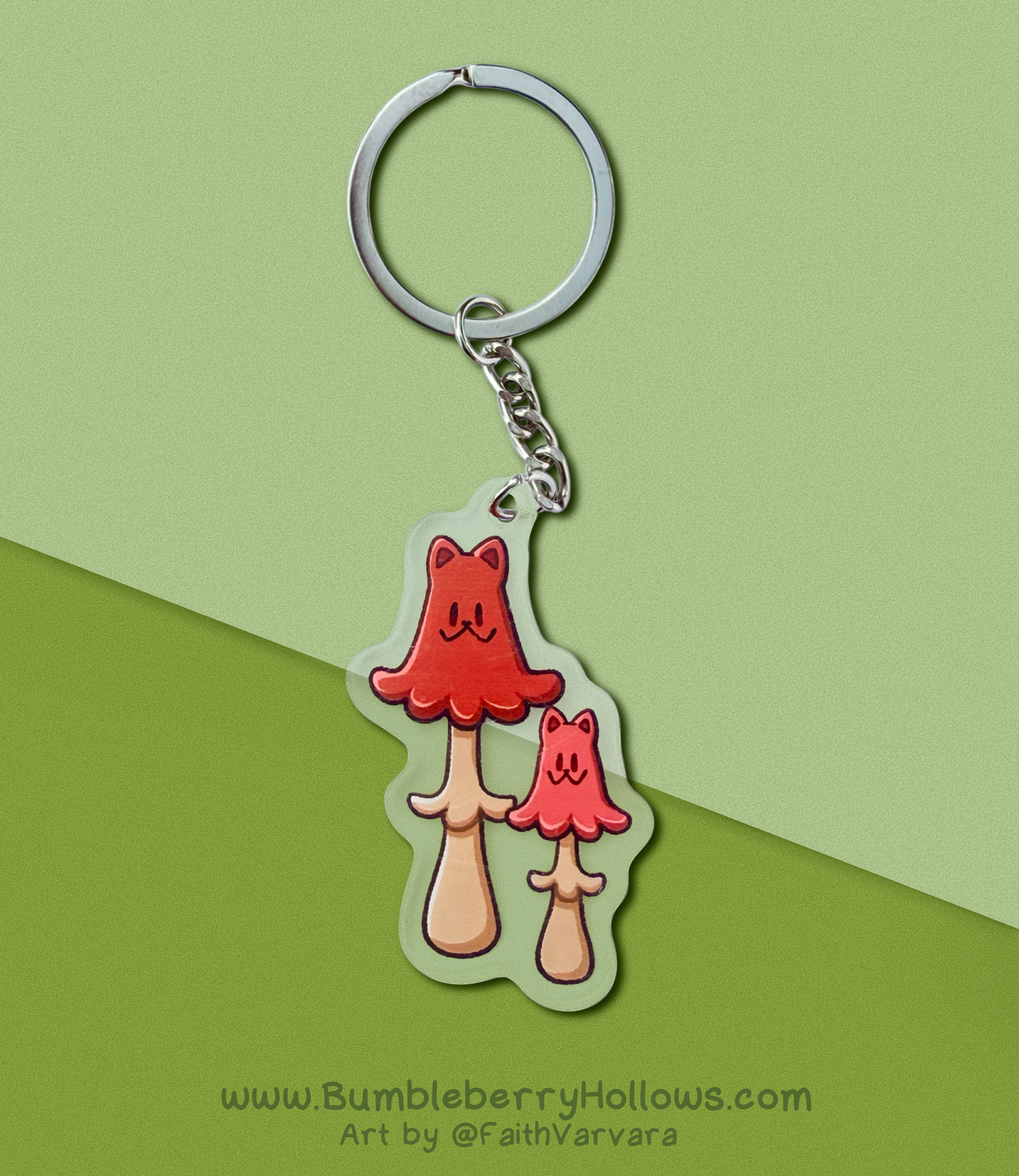 Keychain - Mushroom Friends
