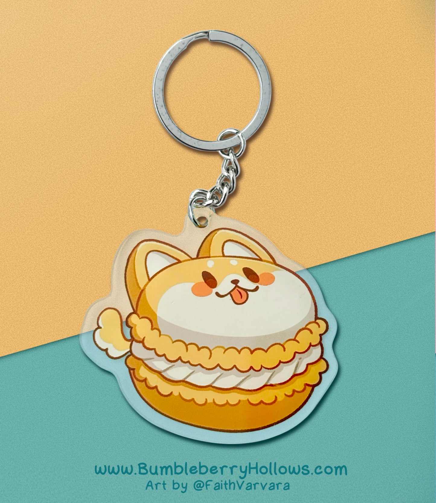 Keychain - Bao Almond Macaroon
