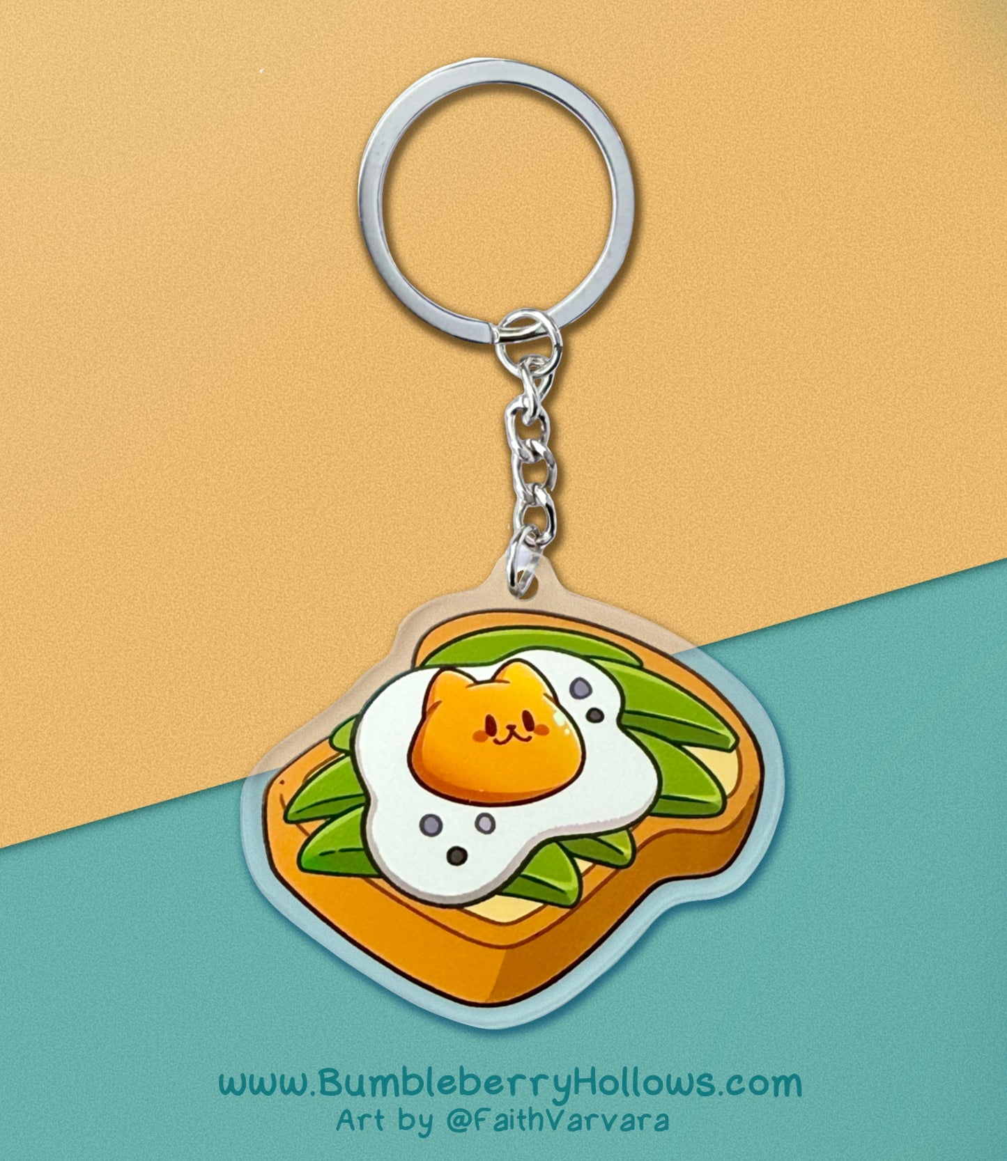 Keychain - Eggs on Toast