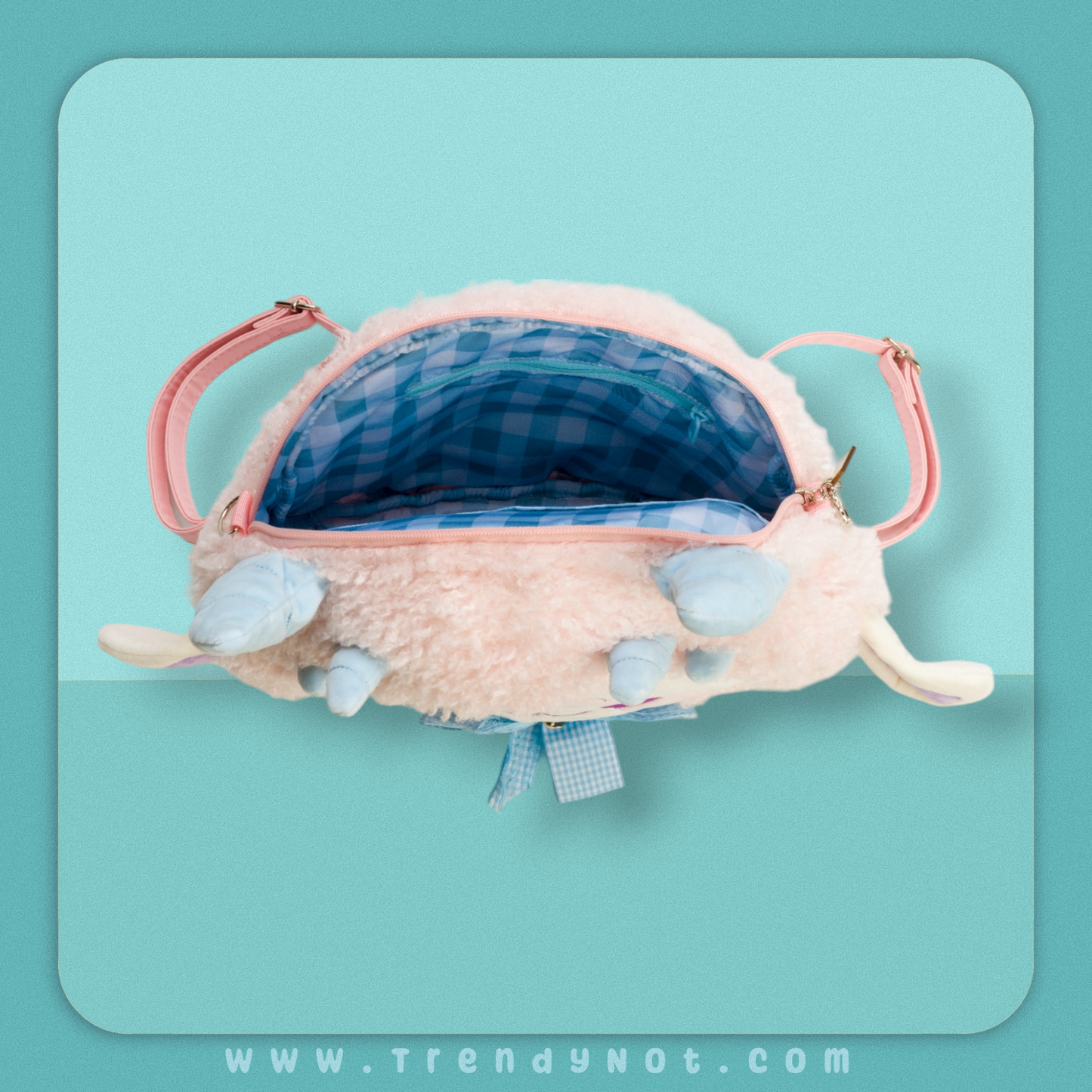 Plush Purse - Inkeri the Goat (Pink)