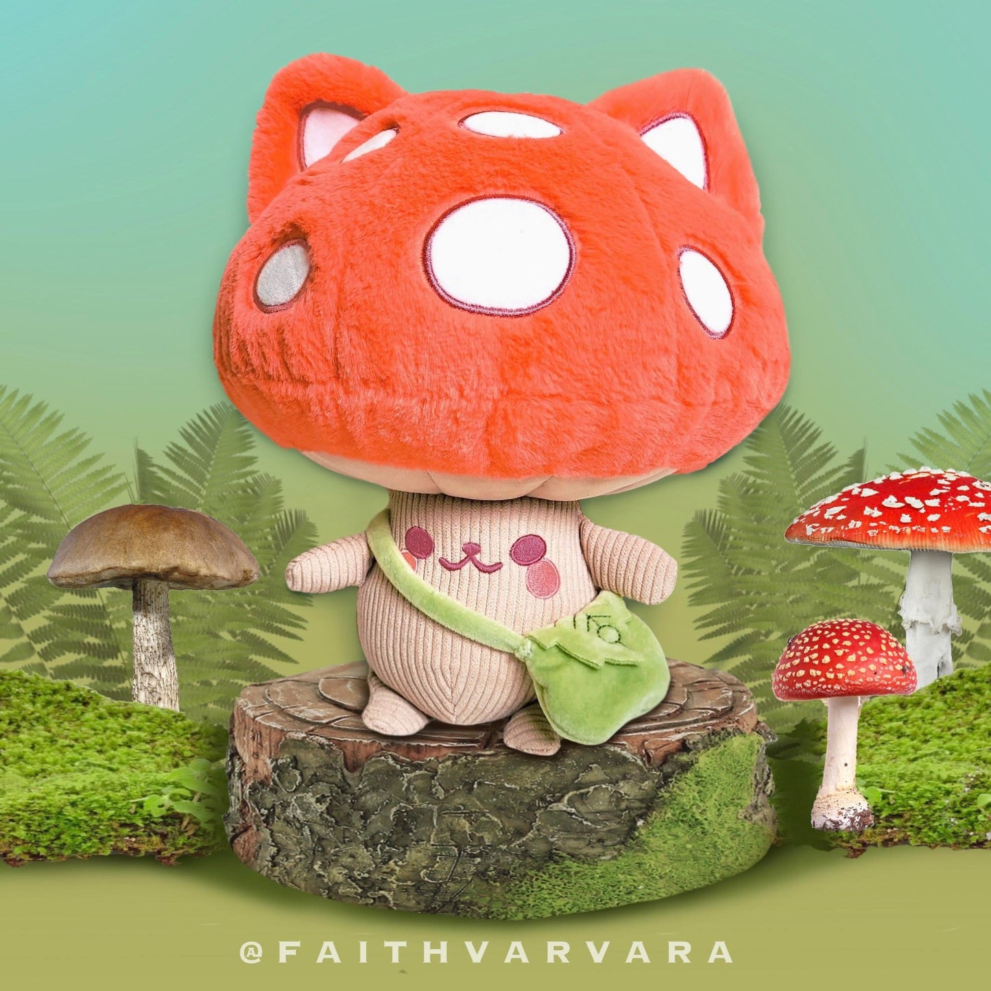 Plush - Yaga the Mushroom Cat
