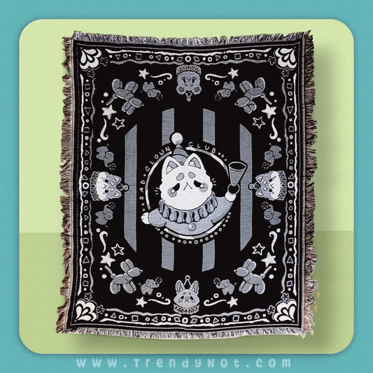 Wholesale - Knit Blanket - Sad Clown Club