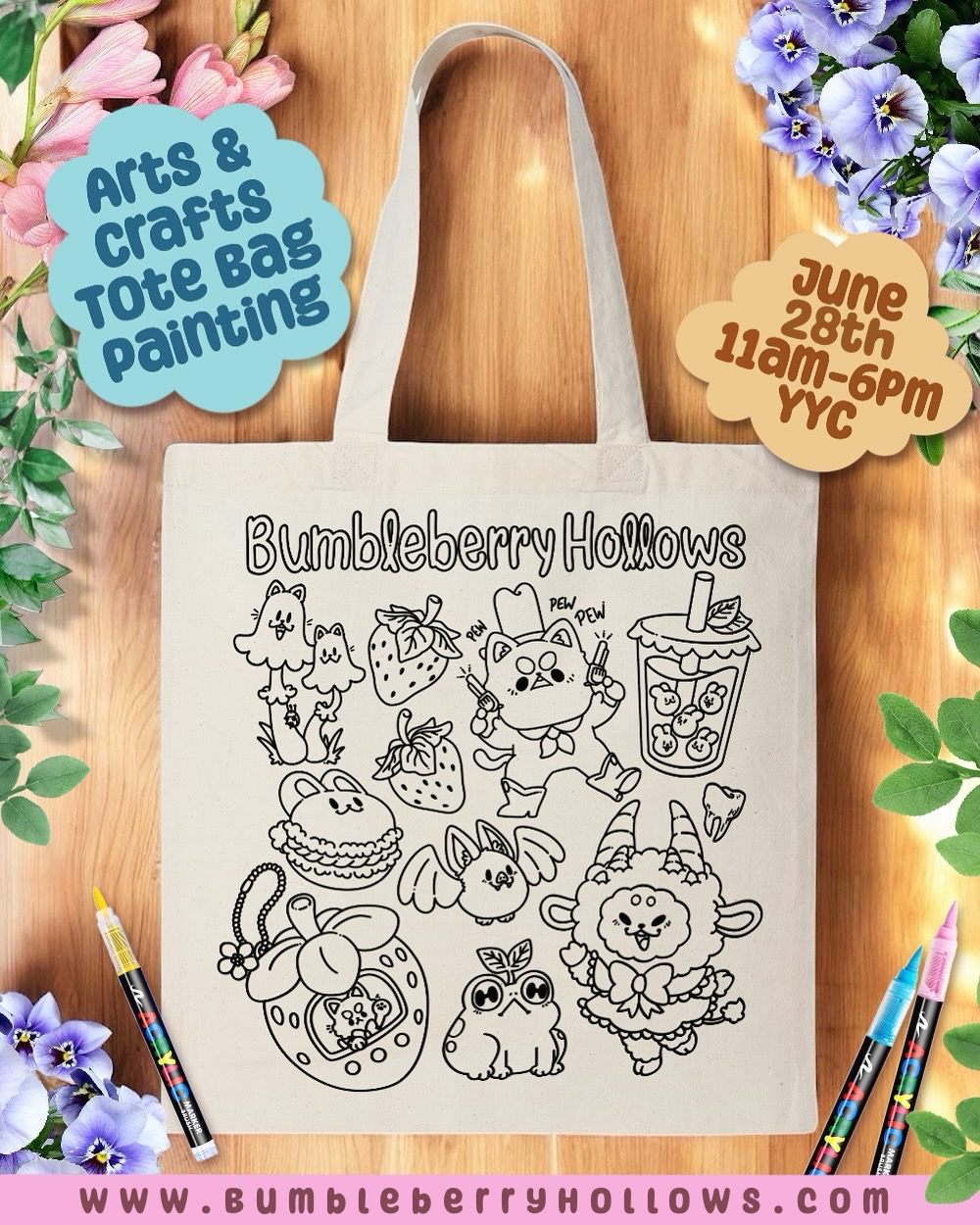 Craft Day - Colour a Tote Bag