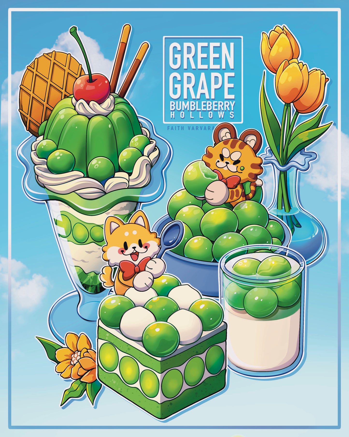 Art Print - Green Grape
