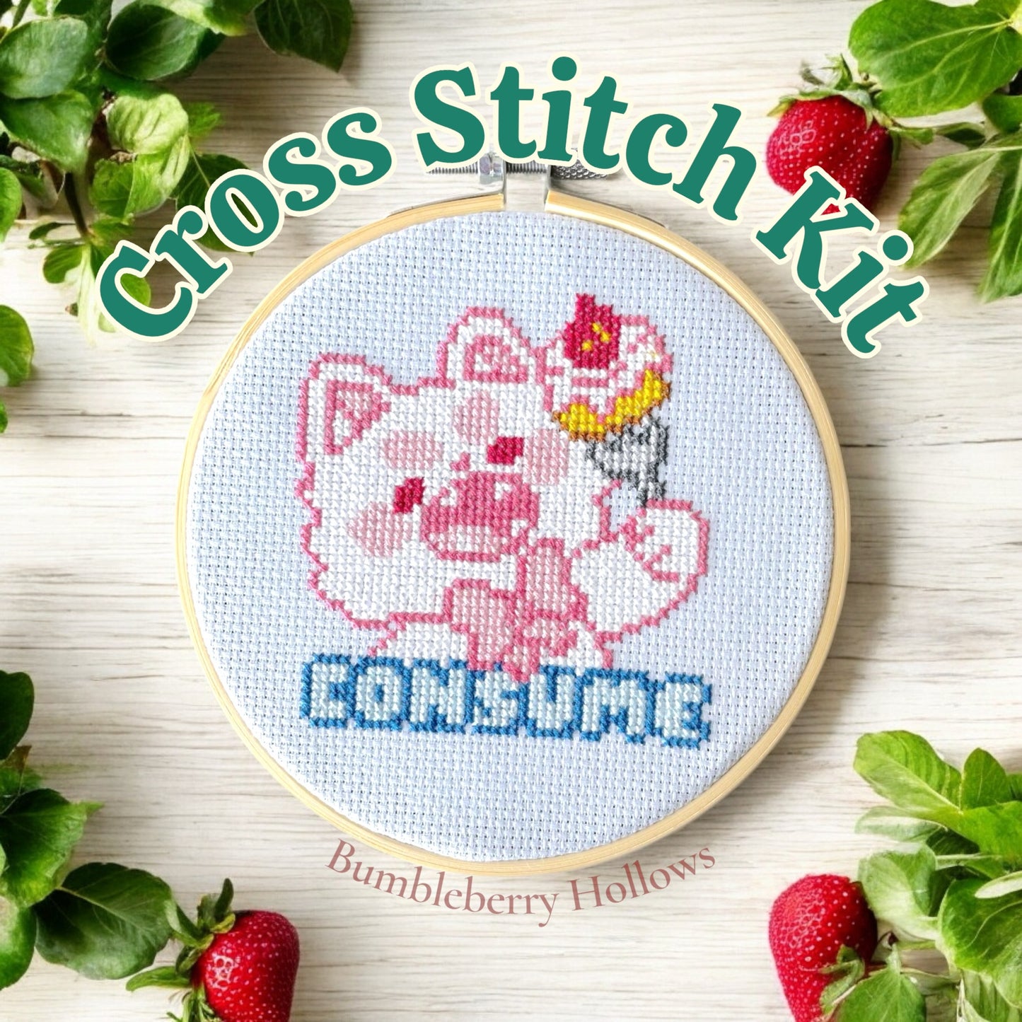 Cross Stitch DIY Kit "Counted" Consume