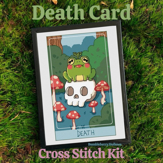 Cross Stich DIY Kit "Counted" Death Card