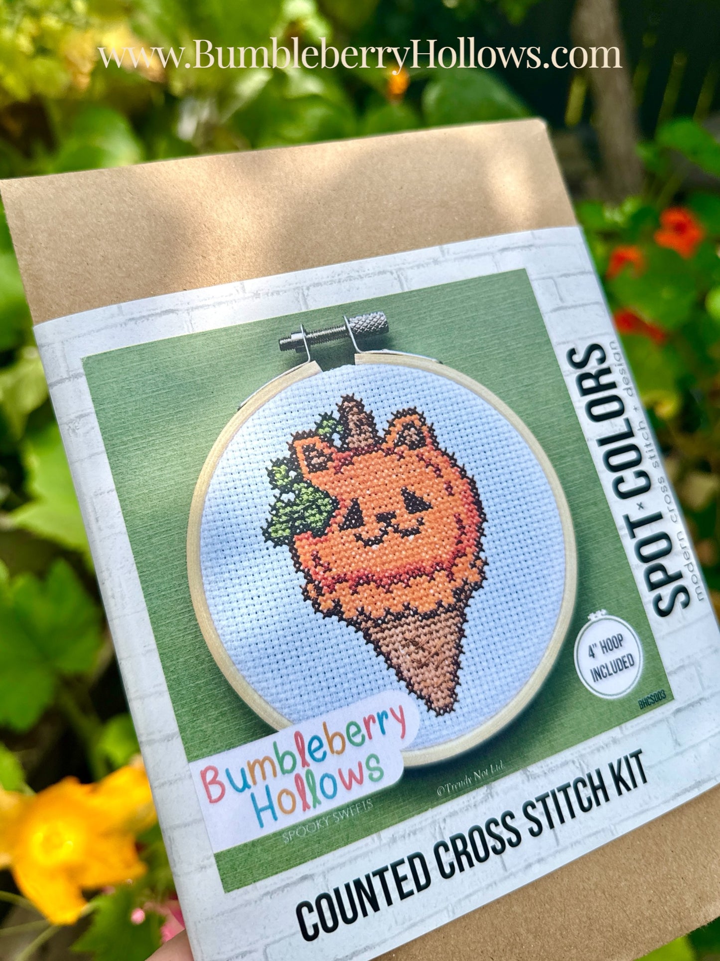 Cross Stitch DIY Kit "Counted" Spooky Sweets
