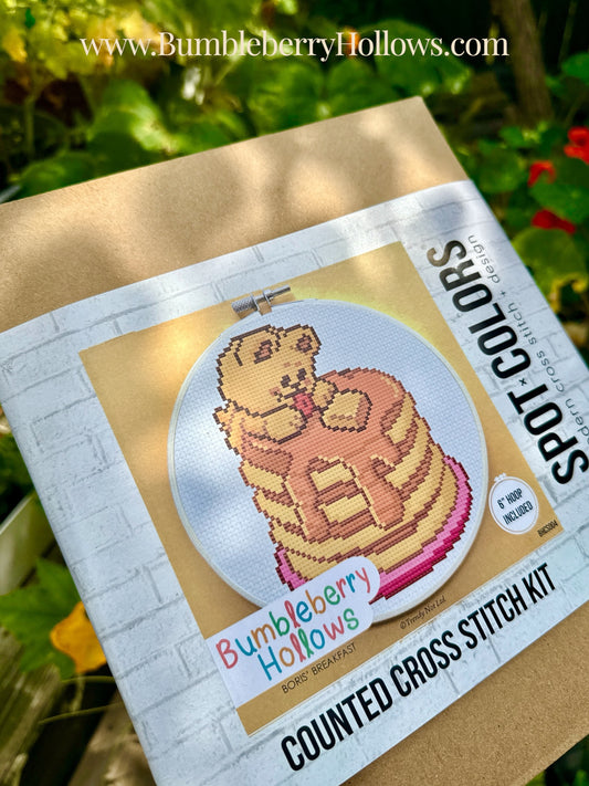 Cross Stitch DIY Kit "Counted" Boris' Breakfast