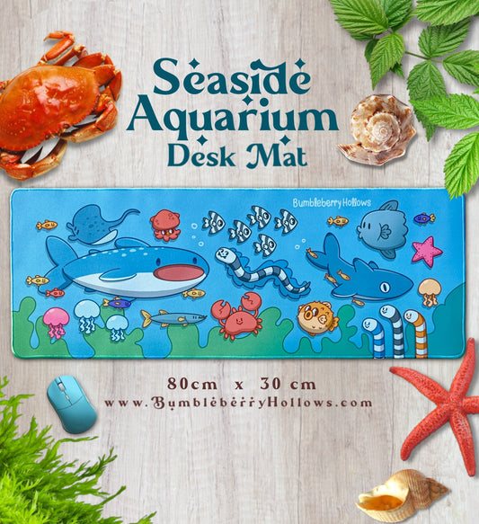 Desk Mat - Sea Side Aquarium