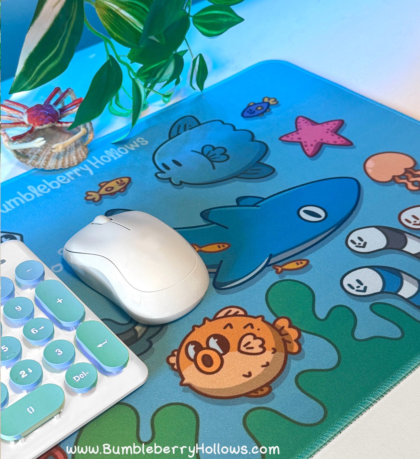 Desk Mat - Sea Side Aquarium