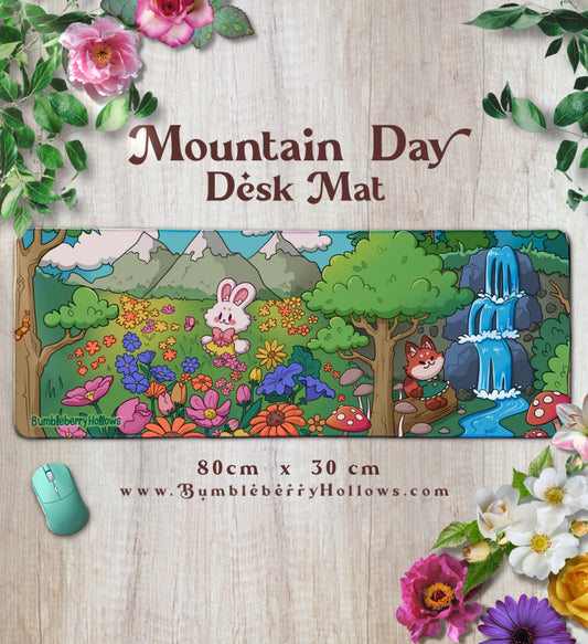 Desk Mat - Mountain Day