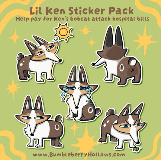 Sticker Pack - Lil Ken