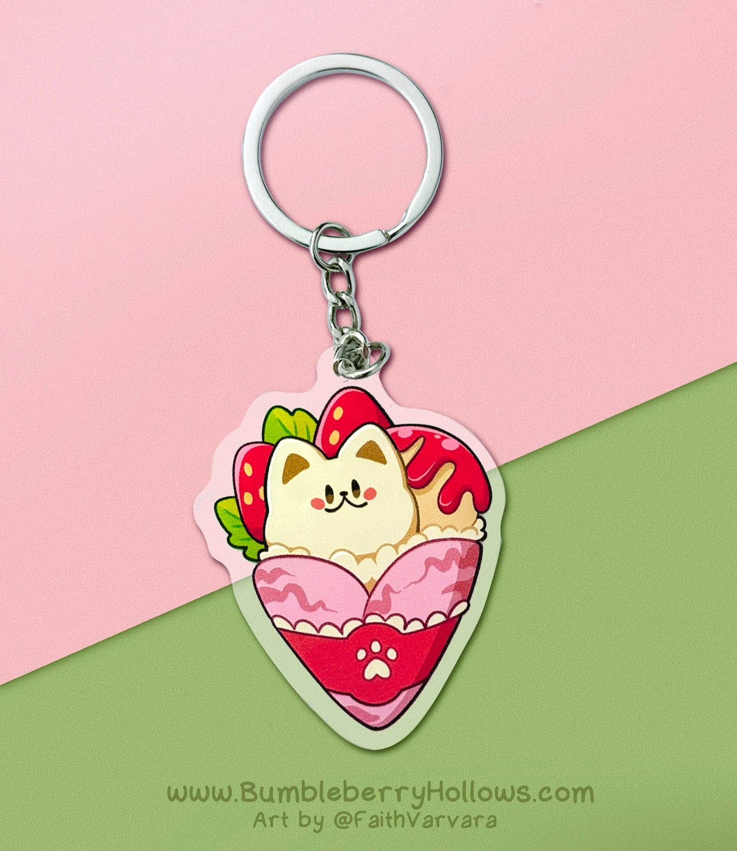 Keychain - Kitty Crape