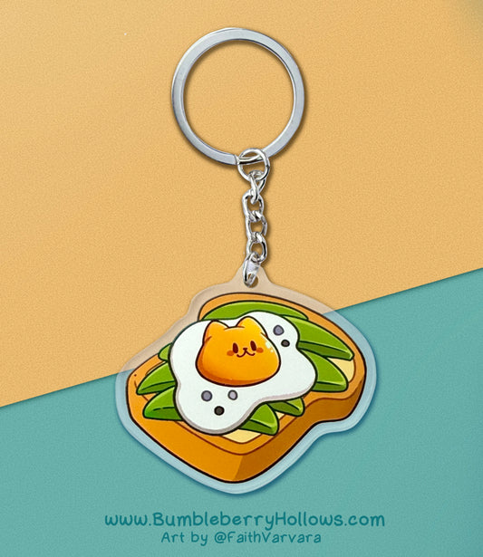 Keychain - Eggs on Toast