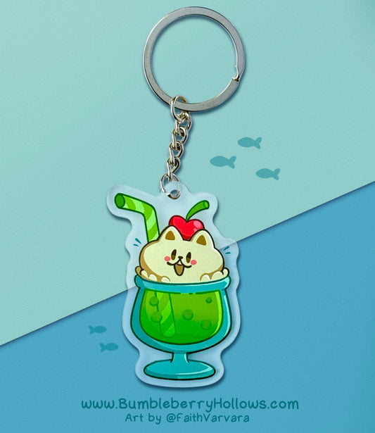 Keychain - Melon Ice Cream Soda
