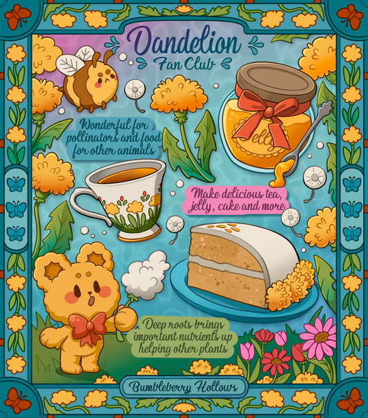 Art Print - Dandelion Tea Club