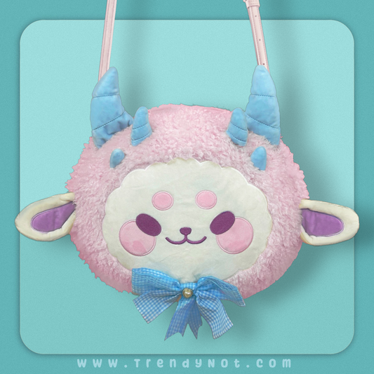 Wholesale - Plush Purse/Backpack - Inkeri the Goat (Pink)