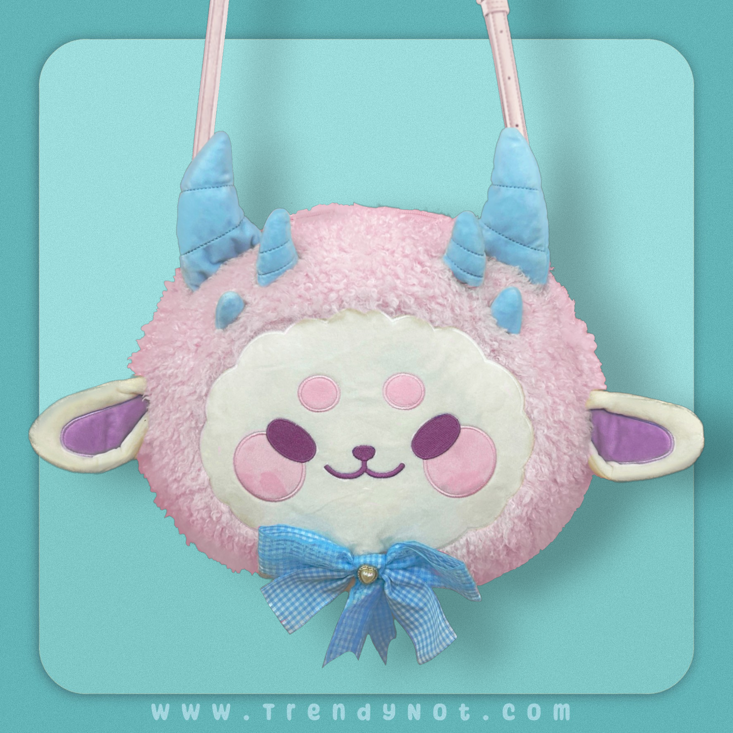 Plush Purse - Inkeri the Goat (Pink)