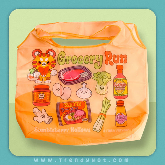 Wholesale - Shopping Bag - Fripouille's Grocery Run (Orange)
