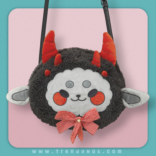 Wholesale - Plush Purse/Backpack - Inkeri the Goat (Gothic)