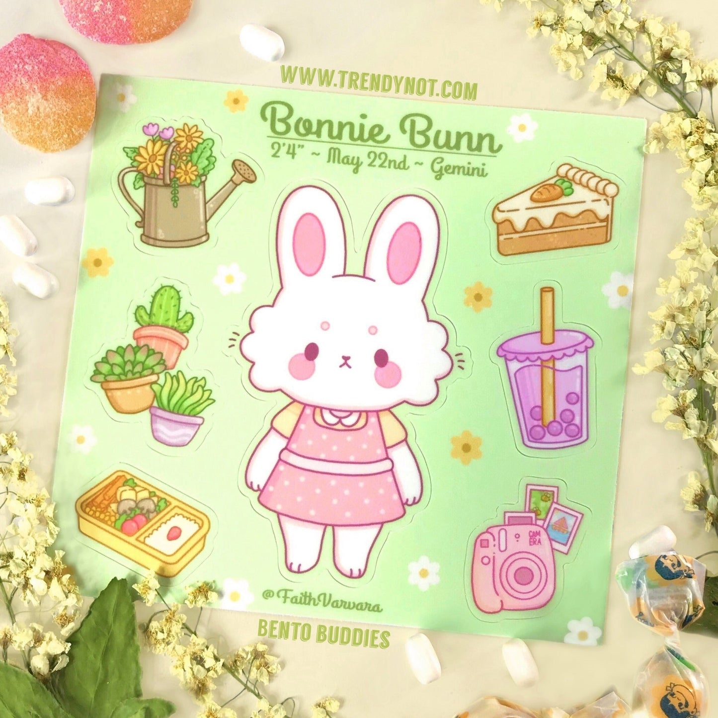 Sale / Sticker Sheet - Bonnie Bunny